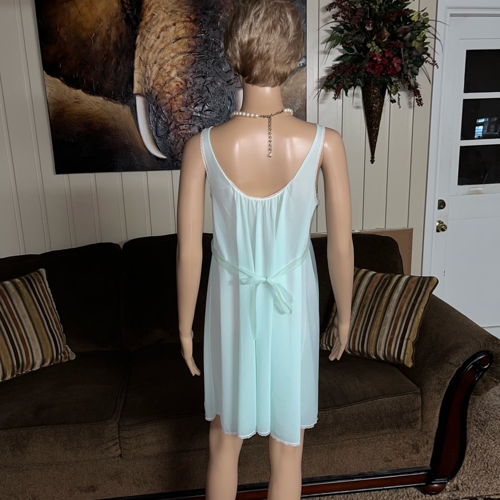 Vassarette Hollywood by Munsingwear ~ Small ~ Blue ~ Sexy Babydoll Lingerie - Picture 11 of 15